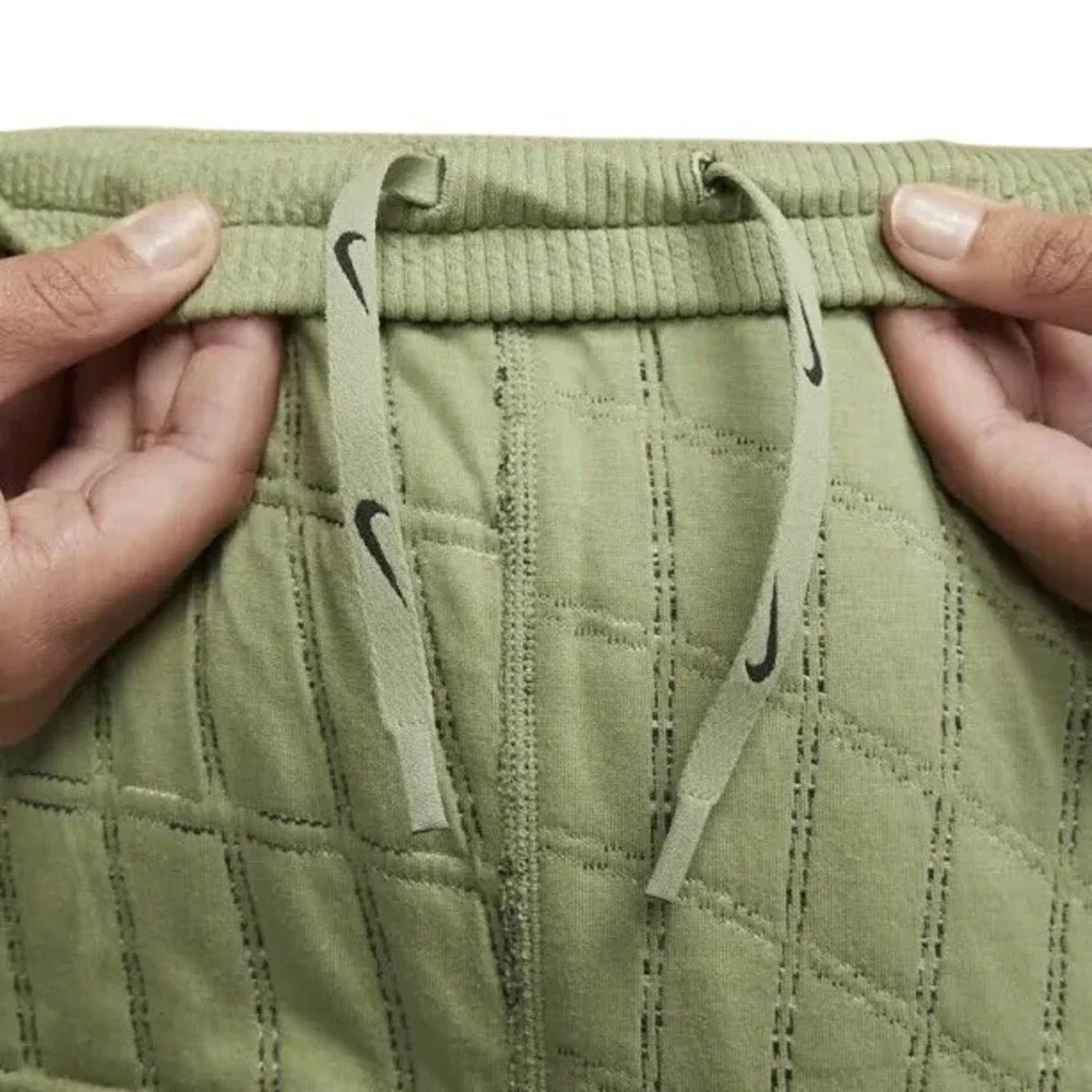 Nike Yoga Therma-FIT Luxe Reversible Fleece Pants‎ Green Large DD5832-357